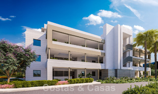 Appartements modernes en front de golf avec vue sur la mer à vendre à Mijas - Costa del Sol 59483 