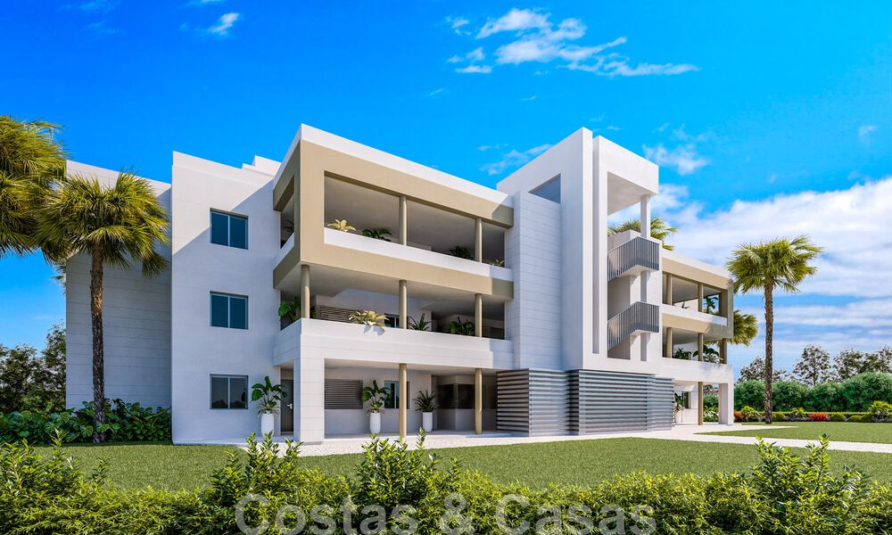Appartements modernes en front de golf avec vue sur la mer à vendre à Mijas - Costa del Sol 59484