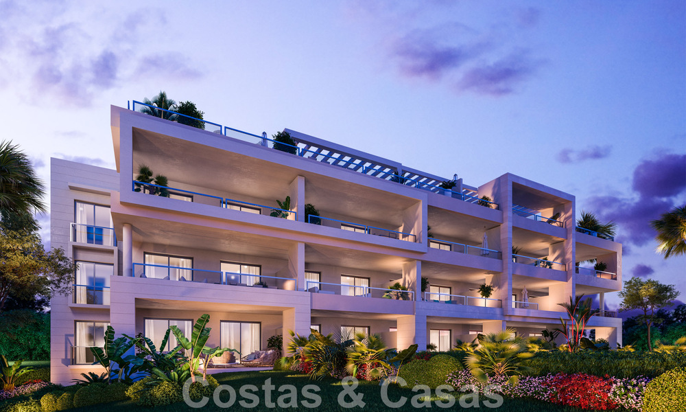 Appartements modernes en front de golf avec vue sur la mer à vendre à Mijas - Costa del Sol 59487