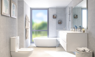 Maisons mitoyennes neuves et modernes de 4 chambres à vendre dans un complexe golfique de premier ordre à San Roque, Costa del Sol 792490 