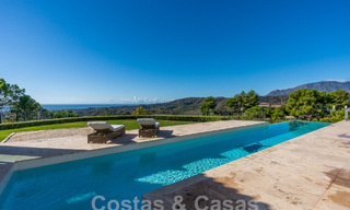 Villa de luxe de style méditerranéen à vendre avec vue panoramique sur la mer à Marbella - Benahavis 59822 
