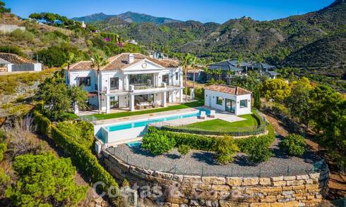 Villa de luxe de style méditerranéen à vendre avec vue panoramique sur la mer à Marbella - Benahavis 59831