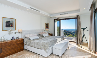 Villa de luxe de style méditerranéen à vendre avec vue panoramique sur la mer à Marbella - Benahavis 59839 
