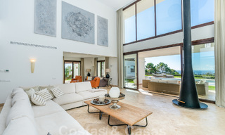 Villa de luxe de style méditerranéen à vendre avec vue panoramique sur la mer à Marbella - Benahavis 59871 