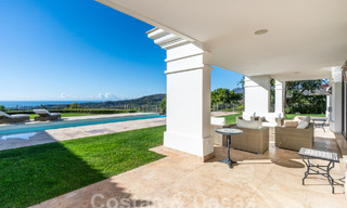 Villa de luxe de style méditerranéen à vendre avec vue panoramique sur la mer à Marbella - Benahavis 59878 
