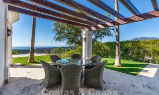 Villa de luxe de style méditerranéen à vendre avec vue panoramique sur la mer à Marbella - Benahavis 59879 