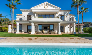 Villa de luxe de style méditerranéen à vendre avec vue panoramique sur la mer à Marbella - Benahavis 59886 