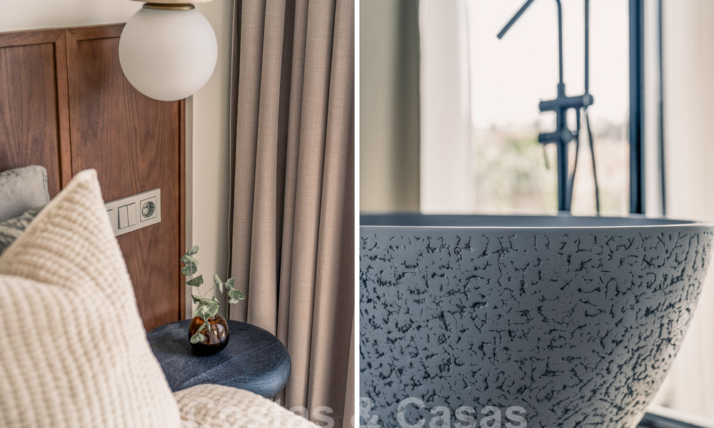 Villa de luxe rénovée de caractère avec vue sur la mer dans une communauté fermée à vendre à Nueva Andalucia, Marbella 60032