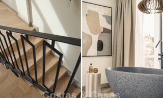 Villa de luxe rénovée de caractère avec vue sur la mer dans une communauté fermée à vendre à Nueva Andalucia, Marbella 60033 