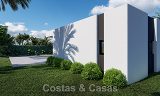 Villas neuves à vendre avec vue panoramique sur la mer à Mijas, Costa del Sol 60059 