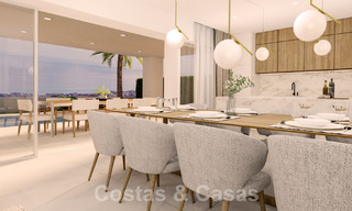 Villas neuves à vendre avec vue panoramique sur la mer à Mijas, Costa del Sol 60063 