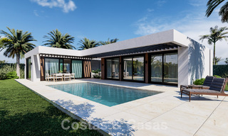 Villas neuves à vendre avec vue panoramique sur la mer à Mijas, Costa del Sol 60068 