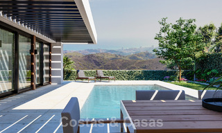 Villas neuves à vendre avec vue panoramique sur la mer à Mijas, Costa del Sol 60075 