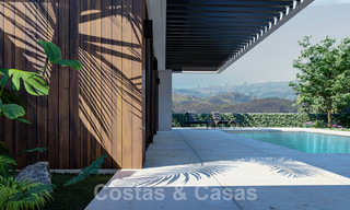 Villas neuves à vendre avec vue panoramique sur la mer à Mijas, Costa del Sol 60077 