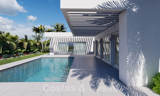 Villas neuves à vendre avec vue panoramique sur la mer à Mijas, Costa del Sol 60082 
