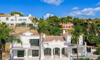 Villa de luxe de style architectural classique et andalou avec vue sur la mer à vendre sur le Nouveau Mille d'Or, Marbella - Estepona 60083 