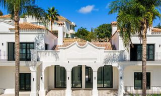 Villa de luxe de style architectural classique et andalou avec vue sur la mer à vendre sur le Nouveau Mille d'Or, Marbella - Estepona 60085 