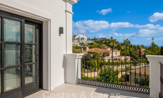 Villa de luxe de style architectural classique et andalou avec vue sur la mer à vendre sur le Nouveau Mille d'Or, Marbella - Estepona 60097 