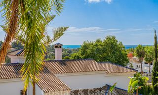 Villa de luxe de style architectural classique et andalou avec vue sur la mer à vendre sur le Nouveau Mille d'Or, Marbella - Estepona 60100 