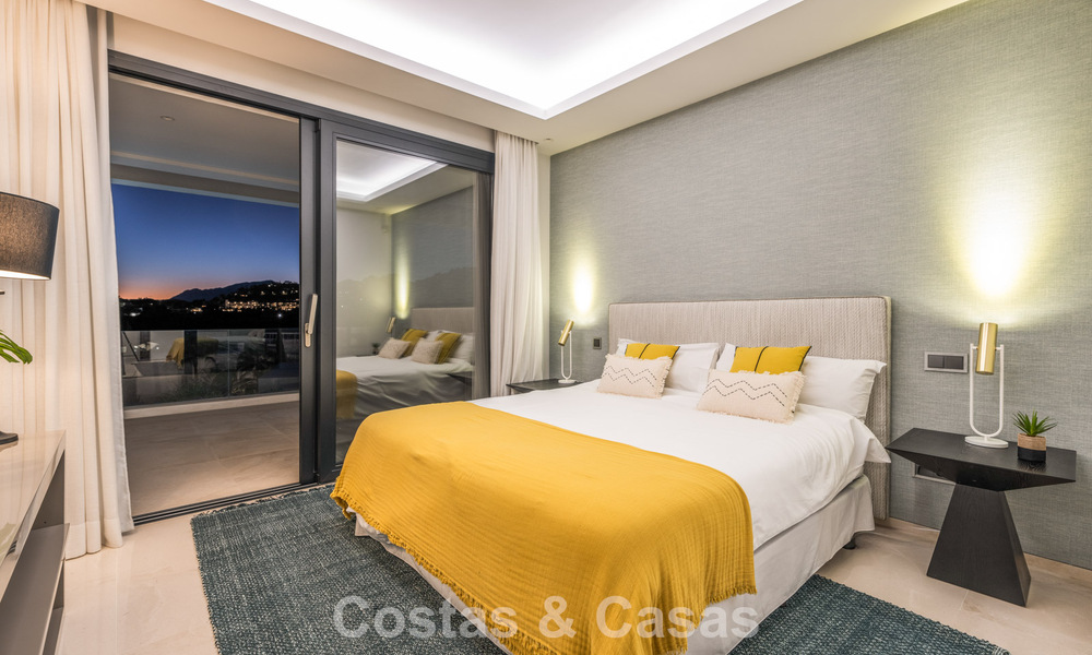 Villa de luxe sophistiquée au design moderne à vendre dans une communauté protégée de la vallée du golf de Nueva Andalucia à Marbella 60367
