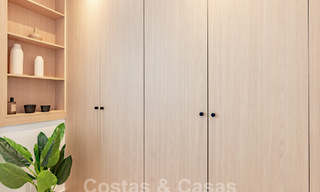 Penthouse contemporain rénové à vendre avec terrasse spacieuse et vue sur la mer dans le complexe de golf La Quinta, Benahavis - Marbella 60609 