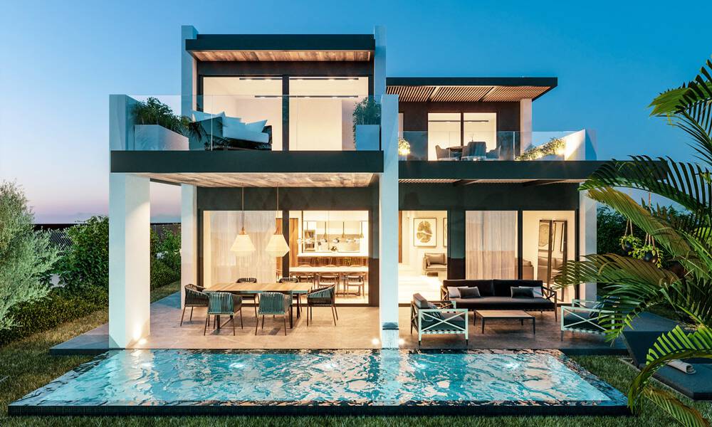 Nouveau sur le marché! 8 villas de luxe modernes sur le nouveau Golden Mile entre Marbella et Estepona 60518