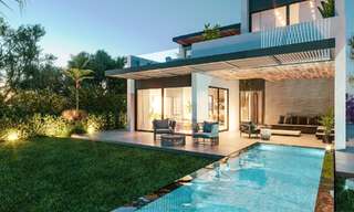 Nouveau sur le marché! 8 villas de luxe modernes sur le nouveau Golden Mile entre Marbella et Estepona 60549 