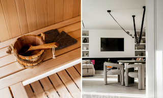 Villa méditerranéenne moderne avec un design intérieur prestigieux à vendre à proximité de Puerto Banus, Marbella 60718 