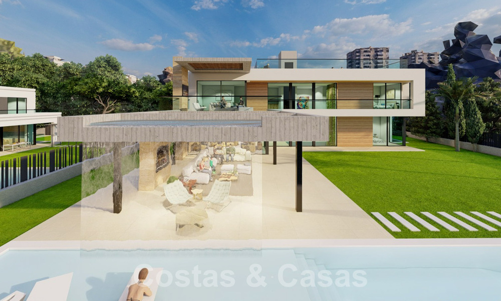 Nouveau projet de villa de luxe à vendre, dans un quartier résidentiel fermé et sécurisé, à proximité de toutes les commodités à Nueva Andalucia, Marbella 60857