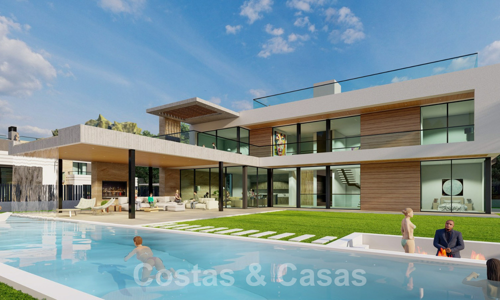 Nouveau projet de villa de luxe à vendre, dans un quartier résidentiel fermé et sécurisé, à proximité de toutes les commodités à Nueva Andalucia, Marbella 60858