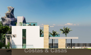 Nouveau projet de villa de luxe à vendre, dans un quartier résidentiel fermé et sécurisé, à proximité de toutes les commodités à Nueva Andalucia, Marbella 60862 