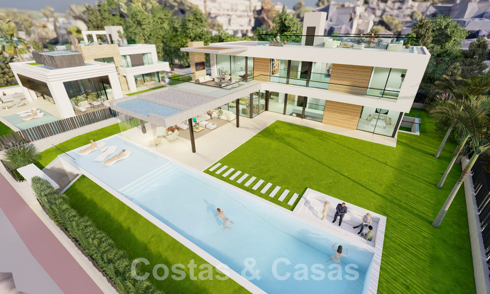 Nouveau projet de villa de luxe à vendre, dans un quartier résidentiel fermé et sécurisé, à proximité de toutes les commodités à Nueva Andalucia, Marbella 60865