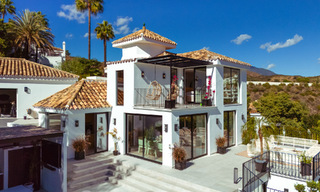 Villa de luxe au design moderne et méditerranéen avec vue sur la mer à Nueva Andalucia, Marbella 60945 