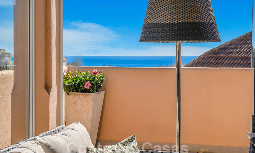 Penthouse de luxe à vendre avec vue sur la mer dans un complexe 5 étoiles à Nueva Andalucia, Marbella 60894