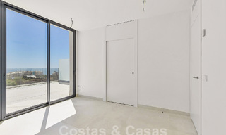 Penthouse moderne avec vue sur la mer et piscine privée à vendre dans un complexe innovant à Benalmadena, Costa del Sol 60904 