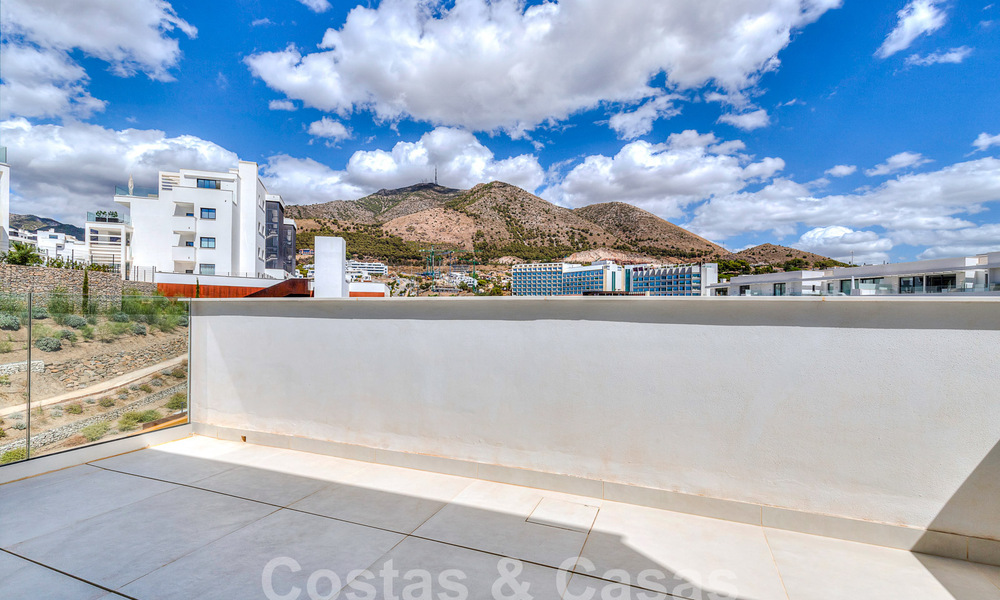 Penthouse moderne avec vue sur la mer et piscine privée à vendre dans un complexe innovant à Benalmadena, Costa del Sol 60917