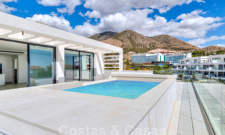 Penthouse moderne avec vue sur la mer et piscine privée à vendre dans un complexe innovant à Benalmadena, Costa del Sol 60920