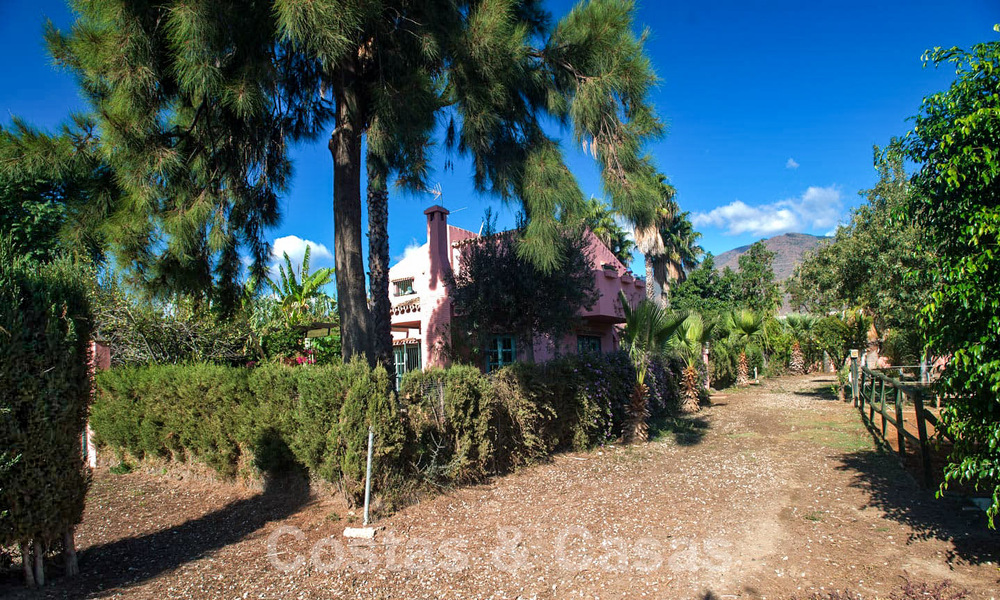 Finca avec écuries à vendre à proximité du centre d'Estepona, Costa del Sol 61064