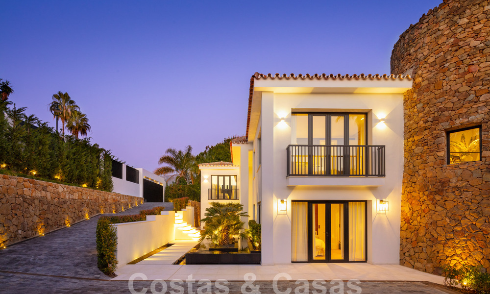 Spectaculaire villa de luxe à vendre avec vue sur la mer dans la vallée du golf de Nueva Andalucia, Marbella 61068