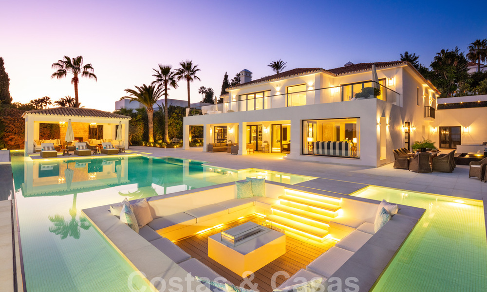 Spectaculaire villa de luxe à vendre avec vue sur la mer dans la vallée du golf de Nueva Andalucia, Marbella 61070