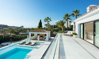 Spectaculaire villa de luxe à vendre avec vue sur la mer dans la vallée du golf de Nueva Andalucia, Marbella 61078 