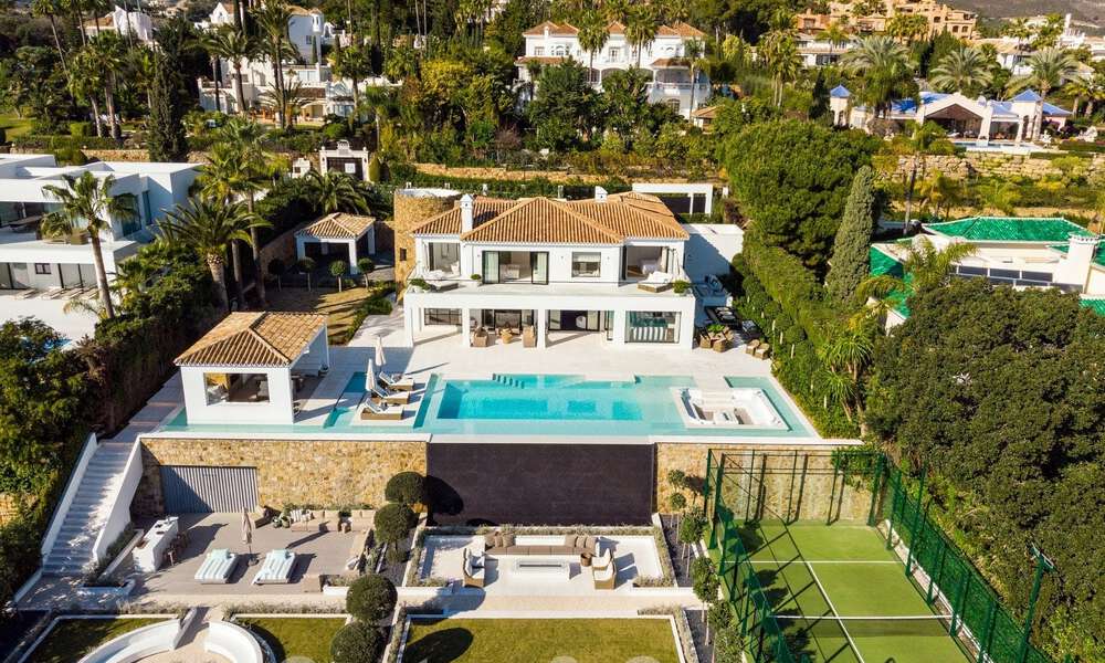 Spectaculaire villa de luxe à vendre avec vue sur la mer dans la vallée du golf de Nueva Andalucia, Marbella 61091