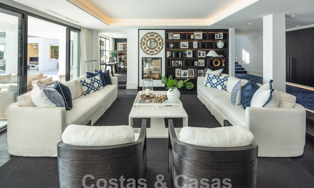 Spectaculaire villa de luxe à vendre avec vue sur la mer dans la vallée du golf de Nueva Andalucia, Marbella 61092