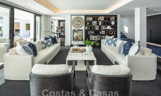 Spectaculaire villa de luxe à vendre avec vue sur la mer dans la vallée du golf de Nueva Andalucia, Marbella 61092 