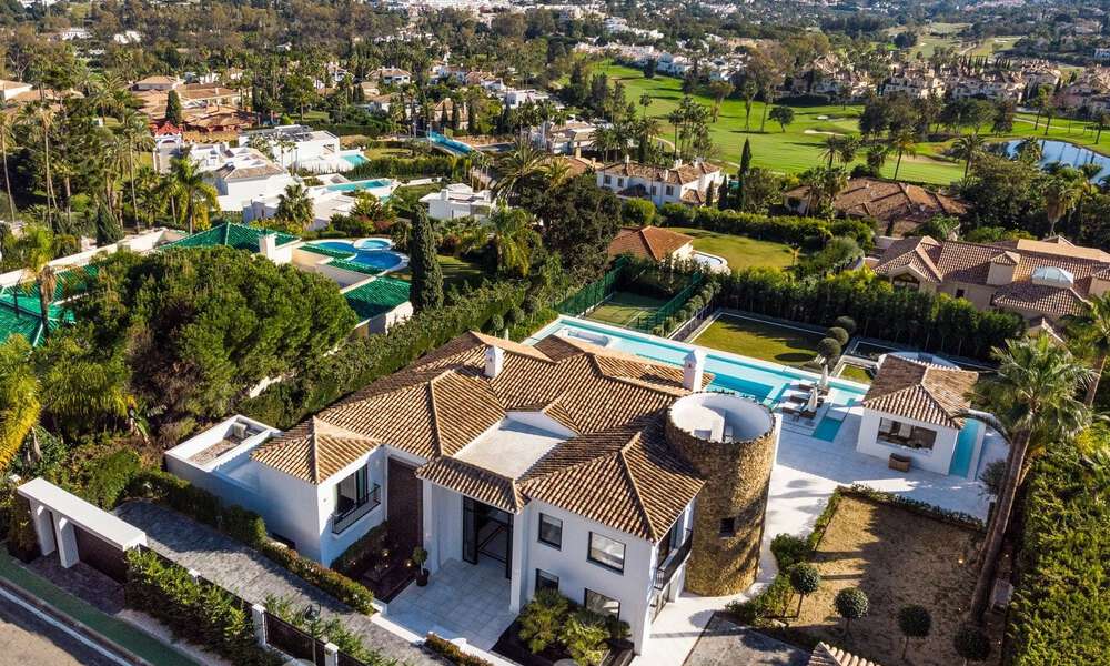 Spectaculaire villa de luxe à vendre avec vue sur la mer dans la vallée du golf de Nueva Andalucia, Marbella 61097