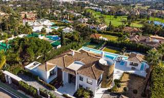Spectaculaire villa de luxe à vendre avec vue sur la mer dans la vallée du golf de Nueva Andalucia, Marbella 61097 