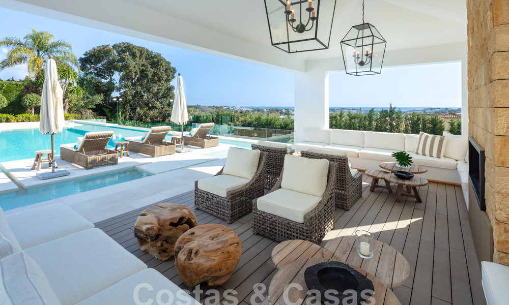 Spectaculaire villa de luxe à vendre avec vue sur la mer dans la vallée du golf de Nueva Andalucia, Marbella 61099