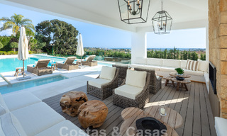 Spectaculaire villa de luxe à vendre avec vue sur la mer dans la vallée du golf de Nueva Andalucia, Marbella 61099 