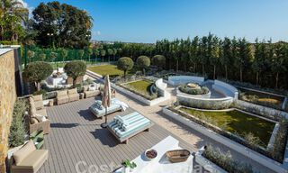 Spectaculaire villa de luxe à vendre avec vue sur la mer dans la vallée du golf de Nueva Andalucia, Marbella 61100 