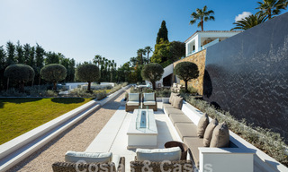 Spectaculaire villa de luxe à vendre avec vue sur la mer dans la vallée du golf de Nueva Andalucia, Marbella 61102 